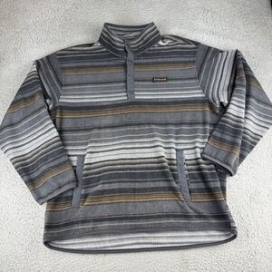 Cinch Jacket Mens XL 1/4 Snap Pullover Sweatshirt Polar Tech Fleece Cowboy